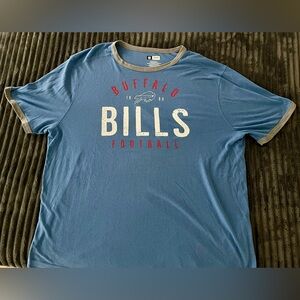 NFL Buffalo Bills Blue and Gray Tee